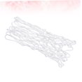 thumbnail image 4 of FONWILYO Outdoor Indoor White Basketball Net Braided from Durable Polyester Material for Professional Use, 4 of 8