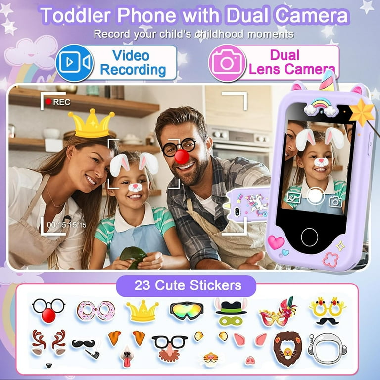 Barbie Dolls Kids Smart Phone Toy Touchscreen Learning