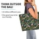 thumbnail image 2 of Balery Flamingos And Palm Leaves Bolsa Tote Estilo Estético con Cremalleras, Bolsa de Hombro, Bolsa de Compras Grande y Plegable, 2 of 8
