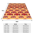 thumbnail image 3 of Balery Red Cars Manta de Felpa Suave y Acogedora – Cobija de Franela Aterciopelada para Cama, Lavable y Cálida para Sofá, Mascotas, Transpirable-50"x40", 3 of 7