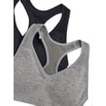 thumbnail image 2 of Wonder Nation Girls' Seamless Racerback Recycled Sports Bra, 2-Pack, Sizes XS-XXL, 2 of 4