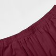 thumbnail image 5 of Womens Bermuda Shorts Breathable Cotton Linen Elastic Waistband Pockets Knee Length Bermuda Long Shorts for Women, 5 of 8