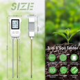 thumbnail image 5 of 3 in 1 Soil Moisture Meter, Digital Plant Moisture Meter for Temperature/Soil Moisture/PH Meter, Soil Test Meter, 5 of 5