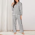 thumbnail image 3 of Bingfone Womens Pajama Sets Airplane Print,Long Sleeve Loungewear Pajamas Set-Xx-Large, 3 of 9