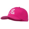 thumbnail image 2 of Chinese Character Patience Embroidered Cap - Hot Pink OSFM, 2 of 5