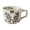 Black, variant on Handmade Stoneware Coffee Mug with Embossed Leaf Design Large Capacity Ceramic Cup for Home and Office Black 1.1 lb