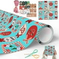 thumbnail image 3 of PuSpu Christmas Wrapping Paper 67 Christmas Gift Wrapping Paper Distinctive Holiday Gift Packaging, 3 of 6