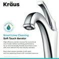 thumbnail image 6 of KRAUS Arlo Chrome Single Handle Vessel Bathroom Faucet with Pop Up Drain, 6 of 11