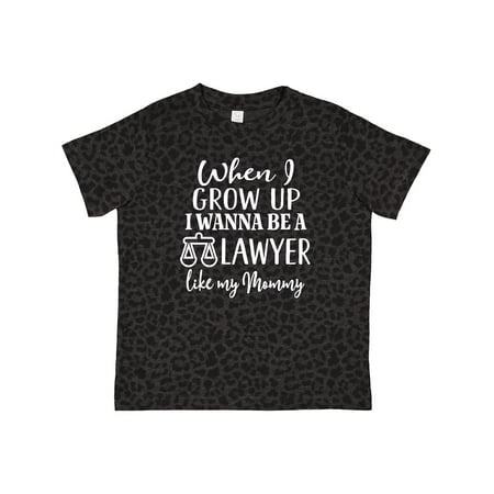 

Inktastic Future Lawyer Like Mommy Gift Toddler Boy or Toddler Girl T-Shirt