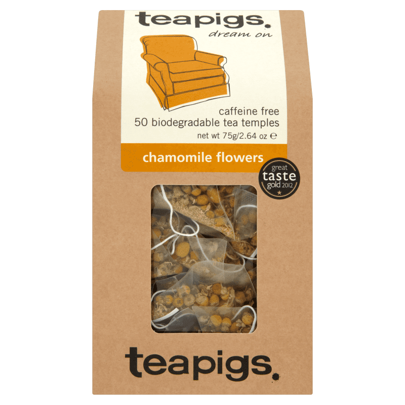 teapigs, Chamomile Flowers Tea, 50 Ct