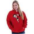 thumbnail image 4 of Betty Boop Love Heart Exclamation Women Plus Size Hoodie Brisco Brands 5X, 4 of 4