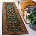 thumbnail image 3 of Safavieh Heritage Valery Oriental Wool Runner Rug, Dark Green/Gold, 2'3" x 10', 3 of 12