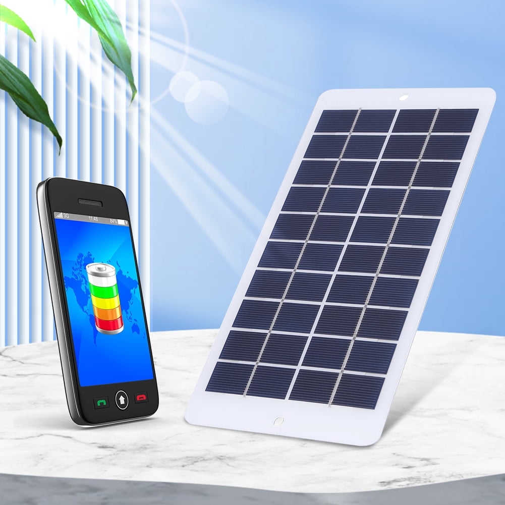 BLEEUS 20W 5V Solar Panel Charger Type-c Battery Charger Solar Panel With 3-Meter Cable Electronic spare parts (A)