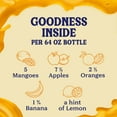 thumbnail image 3 of (3 pack) Naked Smoothie Mighty Mango Flavored 100% Fruit Smoothie Blend, 64 fl oz, 3 of 12