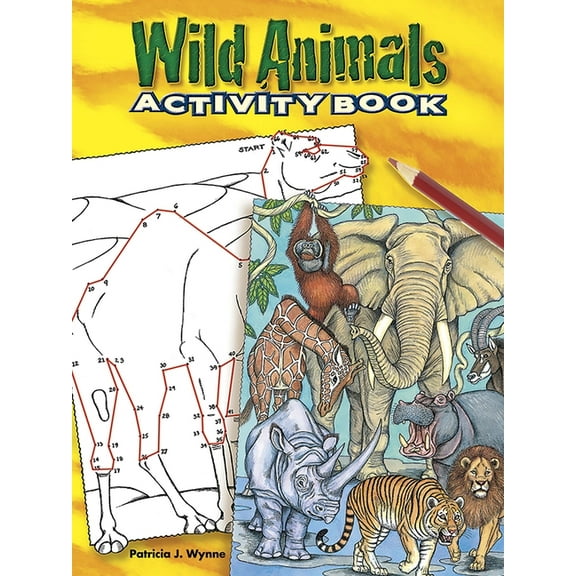 Dover Kids Activity Books: Animals Wild Animals, (Paperback)