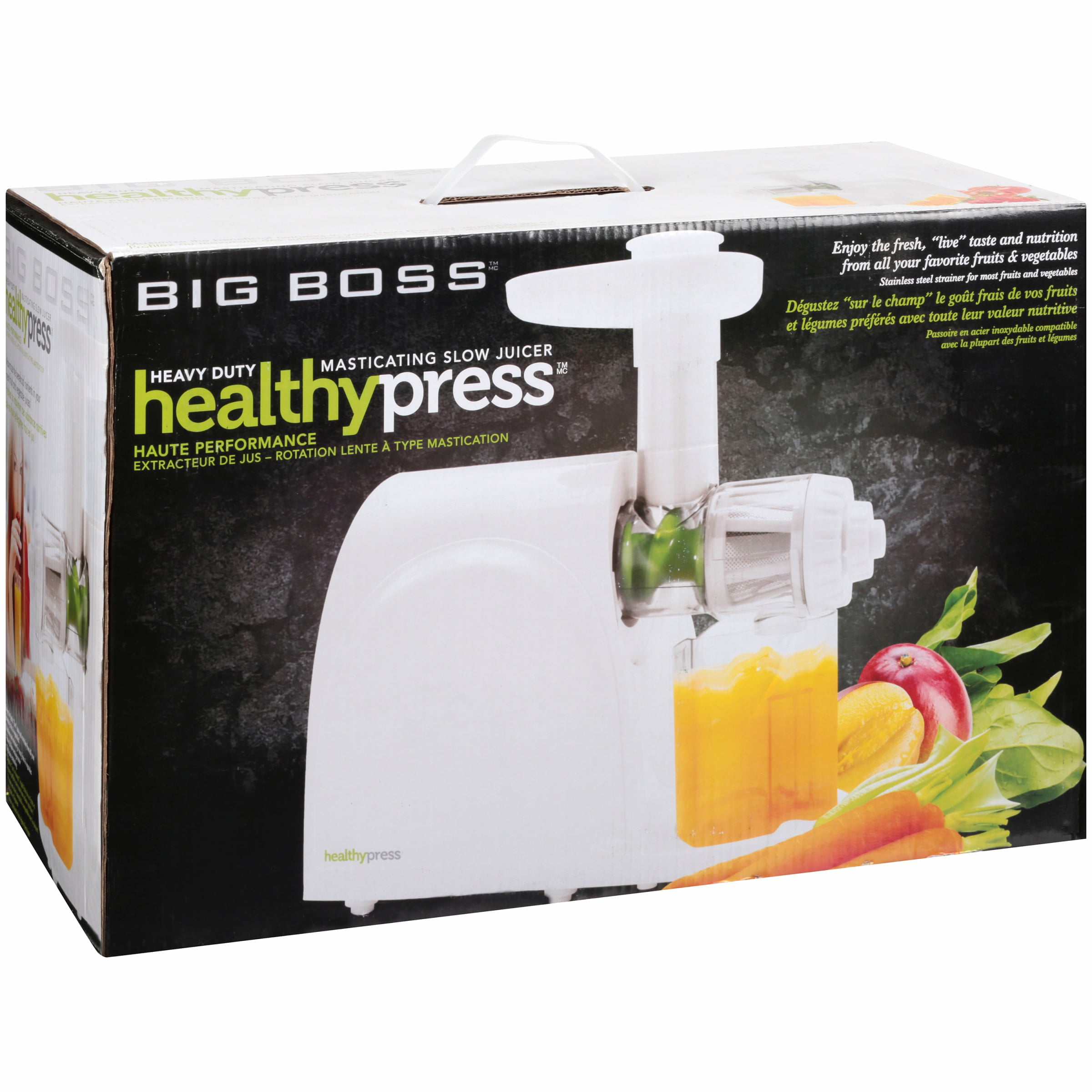 Big Boss Healthy Slow Masticating & Cold Press Juicer & Reviews