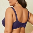 thumbnail image 6 of Sngxgn Women’s Wireless Bra, Compression S upport Bra(Purple,95), 6 of 7