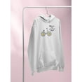 thumbnail image 3 of Wherever You Go Daisy Bicycle Hoodie Women -Image by Shutterstock, Female 4X-Large, 3 of 4