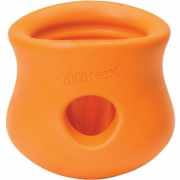 West Paw Zogoflex Toppl Small 3" Dog Toy Tangerine