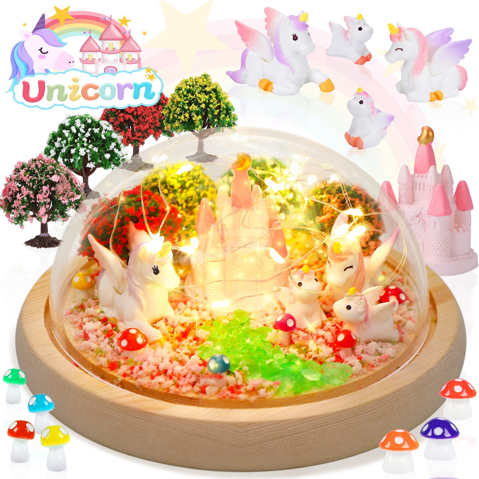 Unicorn Toys for 4 5 6 7 8 Year Old Girl Gifts, Make Your Own Night Light  Unicorns Gifts for Girls 8-10, Arts Crafts for Kids Ages 4-8, Birthday  Gifts for 4 5 6 7 8 9 Year Old Girls Toys Age 6-8 