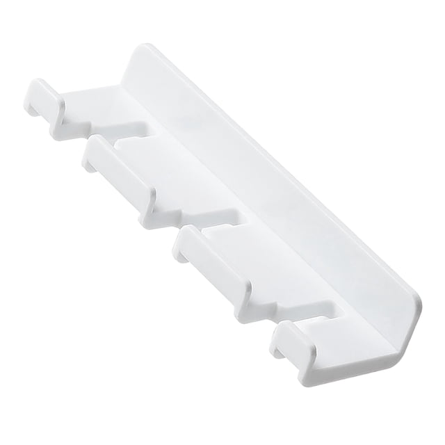 Adhesive Charging Plug Hanger, Multifunctional Space Saving Plastic Material No Drilling Reusable Hook for Bathroom Kitchen Restroom