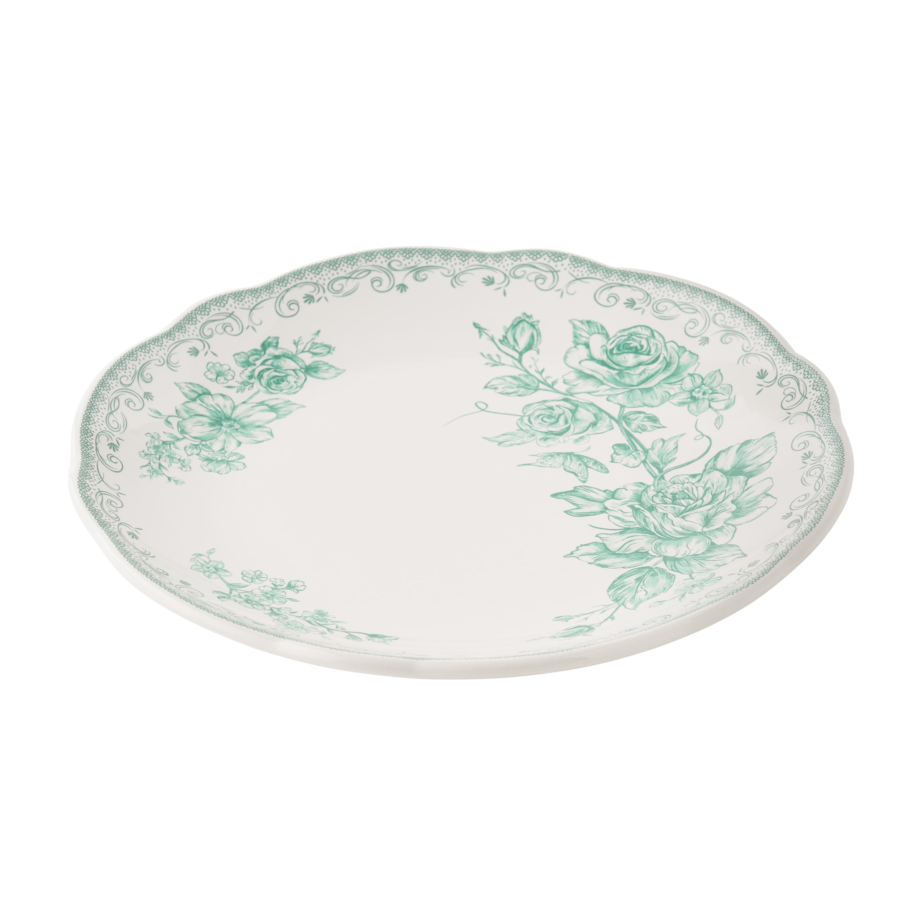The Pioneer Woman Agatha Stoneware Salad Plate, Green