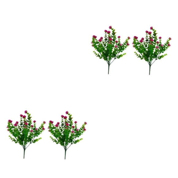 Naiovety 2 bolsas simulan eucalipto de 7 puntas: alta rentabilidad, respetuosa con el medio ambiente y con bajo contenido de carbono, roseo rosario 2Conjunto