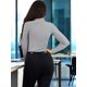 thumbnail image 3 of Sueter Mujer Cuello Unitalla Alto Manga Larga Sueteres Casual Sweater, 3 of 5