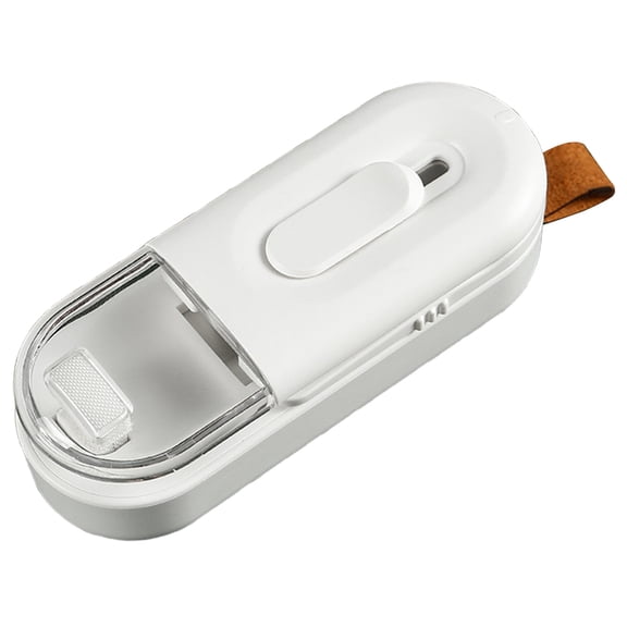 Portable Vacuum Food Preservation Sealing, Chef Preserve Compact Vacuum Sealer, Food Saver Vacuum Sealer Machine, Mini Handheld Vacuum Sealer, 1Pc, Multicolor, Durable & Reusable(White,3.9x1.5x1.4")