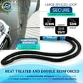 thumbnail image 3 of WavesRx 3/8” x 15’ (2PK) Premium Dock Lines for Boat & Pontoon | Double Braided Nylon Boat Ropes for Docking with Loop, 3 of 7