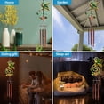 thumbnail image 5 of Outside Solar Wind Chimes with Tree of Life Pendant, 38'' Solar Powered Chimes with LED Lights for Kids Gifts from Parents ,Top Decor for Patio, Porch, Pathway, Backyard, Bird, 5 of 5