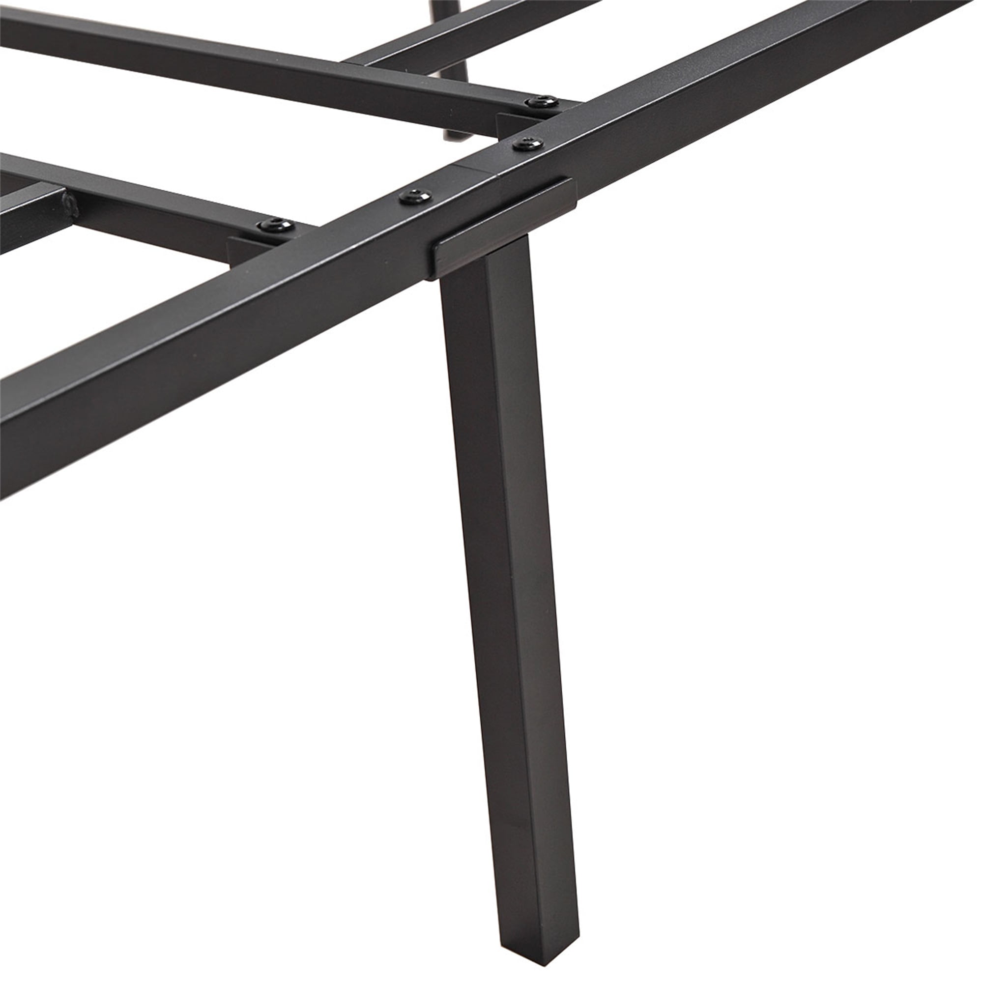 Spaco Queen Size Bed Frame Heavy Duty Metal Platform Bed Frame with 14" Large Under Bed Storage Space Spaco Queen Size Bed Frame Heavy Duty Metal Platform Bed Frame with 14" Large Under Bed Storage Space