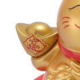 thumbnail image 4 of NFTIGB Feng Shui Lucky Cat Solar Powered Waving Maneki Neko Fortune Decoration Statue for Home Office Shop Car Interior Dashboard Champagne (2.36 in / 6 cm), 4 of 5