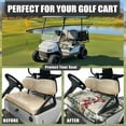 thumbnail image 4 of Yuyamidu Christmas Golf Cart Seat Covers 2 Passenger, Xmas Owl Golf Cart Seat Covers with Shortage Pockets Cute Gof Cart Seat Blanket Club Car Accessories, 4 of 7
