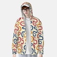 thumbnail image 3 of Pofeuu Snake Print Sun Protection Outdoor Lightweight Full Zip UV Cooling Hoodie Long Sleeve Summer Clothing for Outdoor Hiking-X-Large, 3 of 5