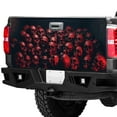 thumbnail image 3 of Lotusprinthandmade Pile of Skulls Tailgate Wrap 2 Sizes (24"x58"), Gothic Skull Pattern Truck Vinyl Decal for Horror Lovers, 3 of 5