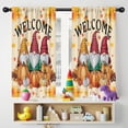 thumbnail image 5 of Thanksgiving Feast Family Gathering Curtains 2 Pieces Semi-Sheer Short,42x54in Kitchen Curtains Fall Holiday Long Curtain, 5 of 5