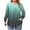 Mint Green, variant on Tops for Women Plus Size Gradient Long Sleeved Round Neck T-shirt Plus Size Casual Blouses Black XL