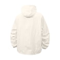 thumbnail image 4 of Guluxicc Hooded Windbreaker Jackets for Men with Pockets Drawstring Full Zipper Long Sleeve Solid Hooded Jackets for Outdoor Hiking Fall Winter, 4 of 6