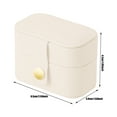 thumbnail image 3 of Travel Jewelry Organiser Case for Women Miniature Rings and Earring Storage Box Small PU Leather Jewellery Container, 3 of 8