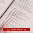 thumbnail image 7 of NKJV, Single-Column Reference Bible, Cloth Over Board, Gray, Red Letter Edition, Comfort Print (Hardcover), 7 of 7