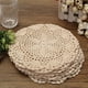 thumbnail image 3 of Nueva taza Comedor Cocina Mesa Mantel individual Tela Ganchillo Navidad Ronda Mats Sincero Hogar, 3 of 6