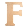 thumbnail image 1 of 23 In. Letter F, Unfinished Vintage Monogram Wood Letter. For your DIY Decor such as Door Hanger, Wall Decor, Alphabet for Birthday, Wedding (F), 1 of 10