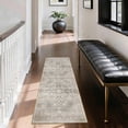 thumbnail image 3 of Washable Kitchen Runner Rug 2x5 ft, Modern Vintage Soft Low Profile Non Slip Rug with PVC Backing, Farmhouse Vintage Carpet for Kitchen Sink, Hallway, Laundry Room, 3 of 6
