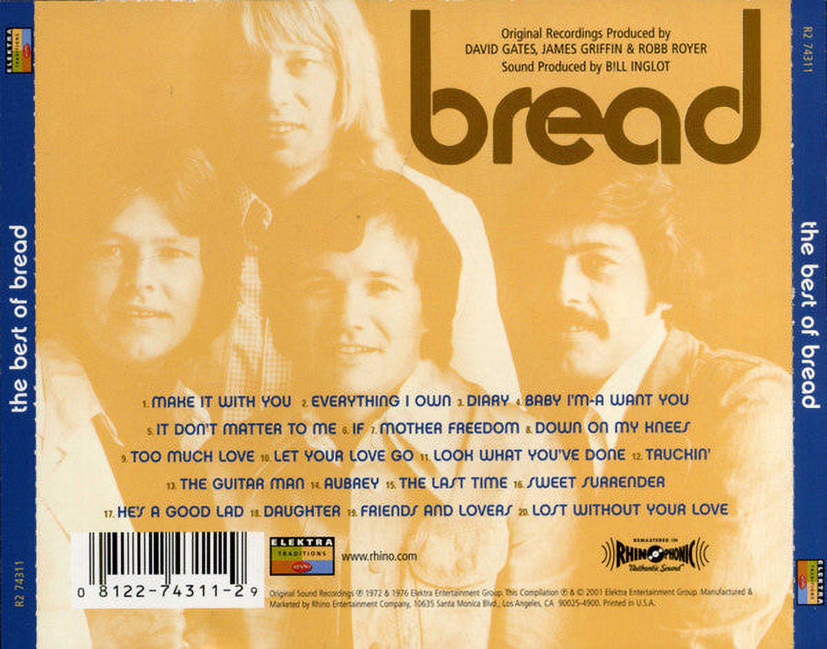 Bread - The Best Of Bread - Rock - CD - image 4 of 5
