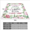 thumbnail image 2 of Yibo Birthday Anniversary Graduation Gift Blanket Flannel Soft and Comfortable Anti-static Bed Sofa Blanket, 2 of 7