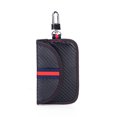 thumbnail image 3 of Hebilla de llave de coche, llave de coche de cuero Bolsa de protección de señal RFID Bloque de señal sin llave Caja de llave para seguridad de coche Control remoto antirrobo Hebilla inteligente - Neg JAMW Sencillez, 3 of 5