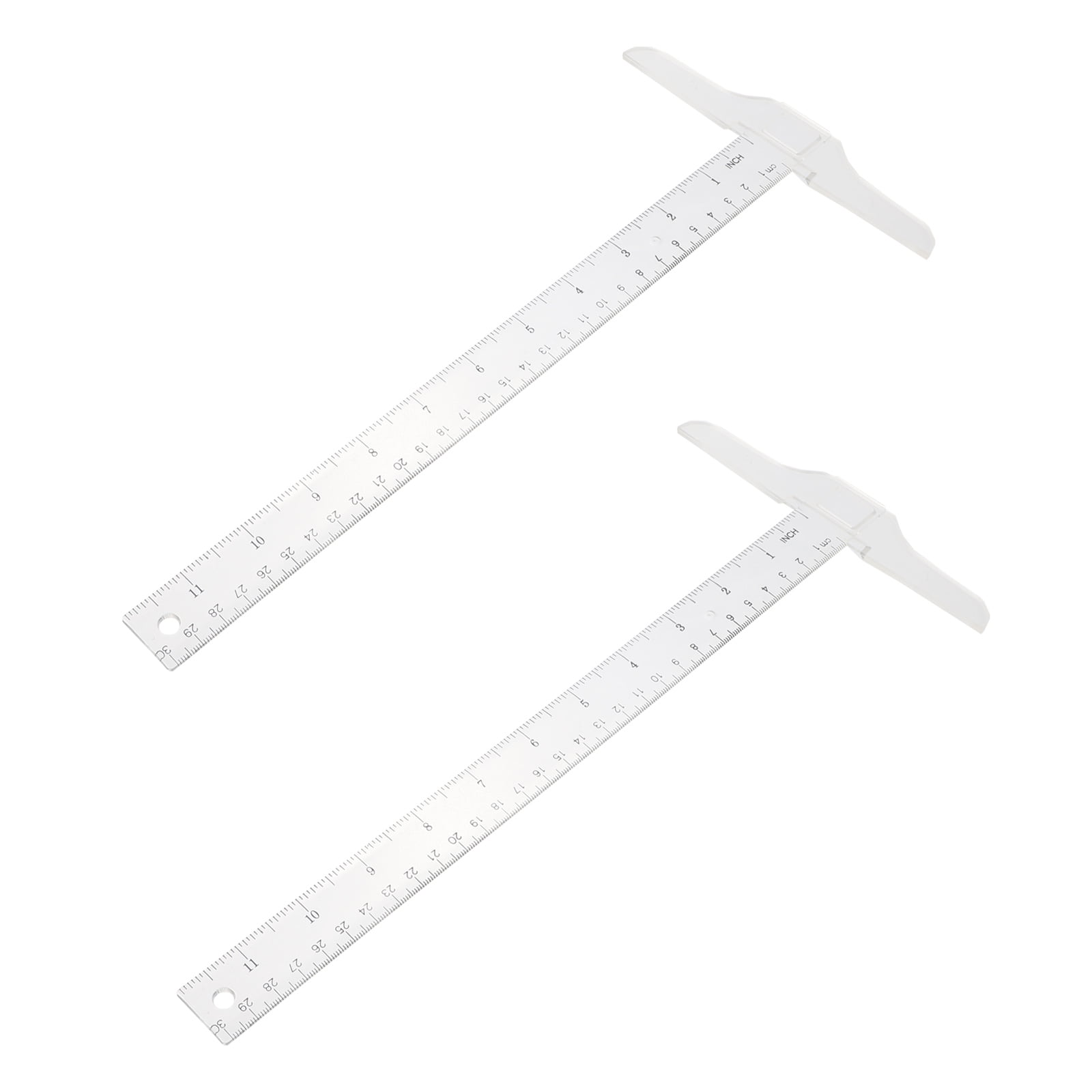 Woodworking Scriber T-Square Ruler 24 inch, Wihxd Aluminum T-Square Ruler  for Woodworking, Architect Ruler for Carpenter Layout and Measuring Tools