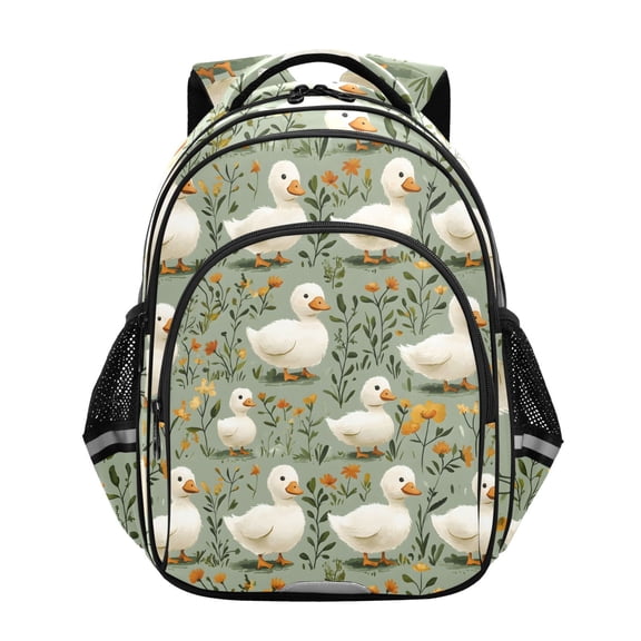 ALAZA Cute Cartoon Duck School Backpack Elementary Bag Bookbag Travel Rucksack