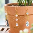 thumbnail image 4 of Single Potted Plant Suncatcher Hanging Ornament, Crystal Prism Rainbow Light Catcher for Windowsill Table Greenery Balcony, Minimalist Plant Decor Gift, 4 of 6